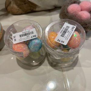 Pier 1 Imports Set of 2 Easter Egg Drink Wine Glass Charms sparkle table scatter